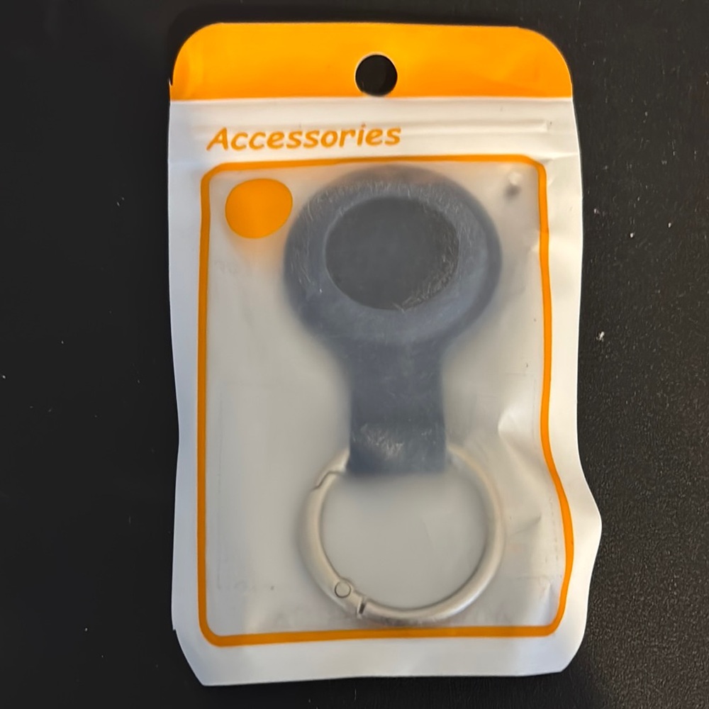 Gray Keychain Holder for Cell Phones